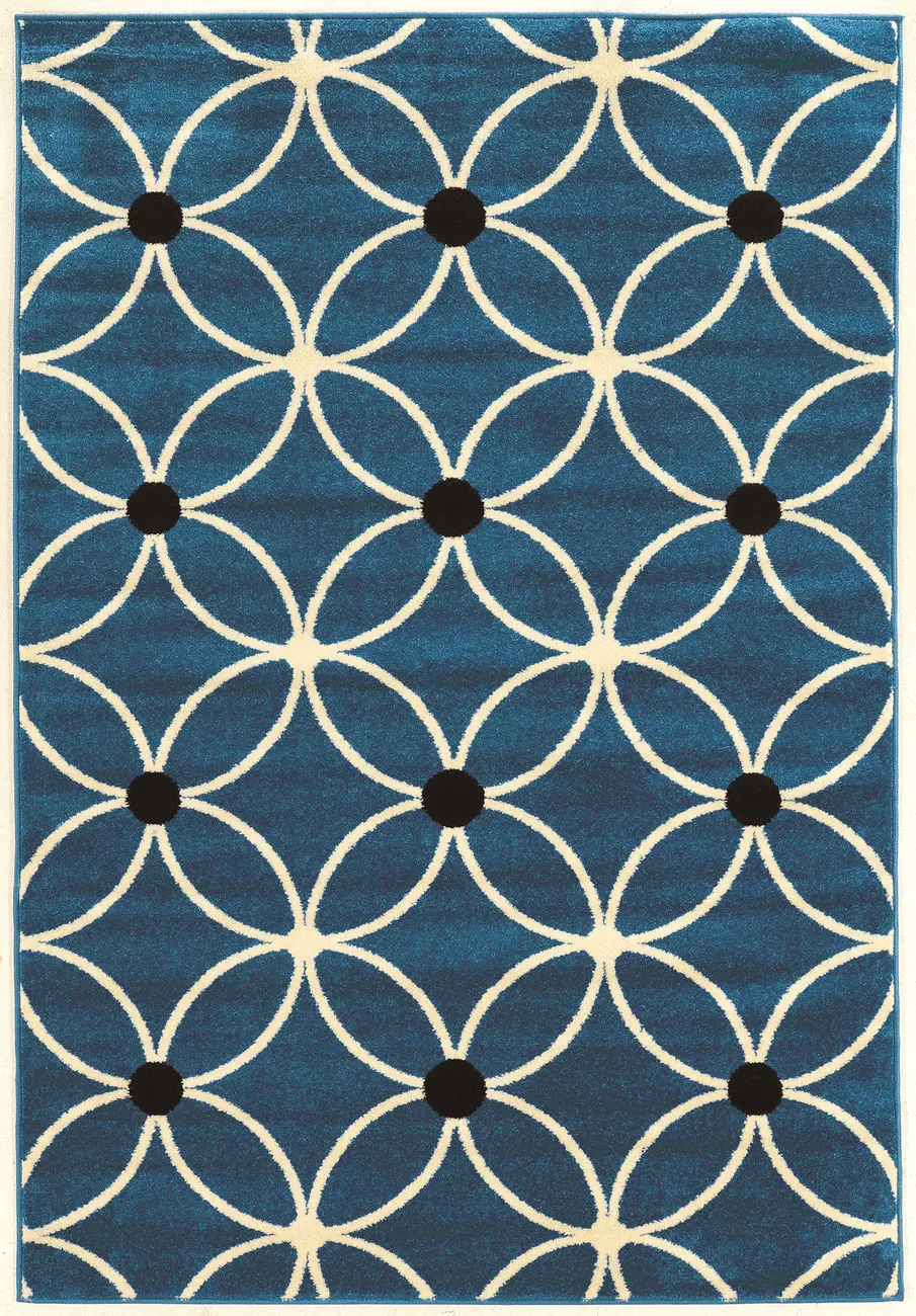 Linon Blue Rug 2