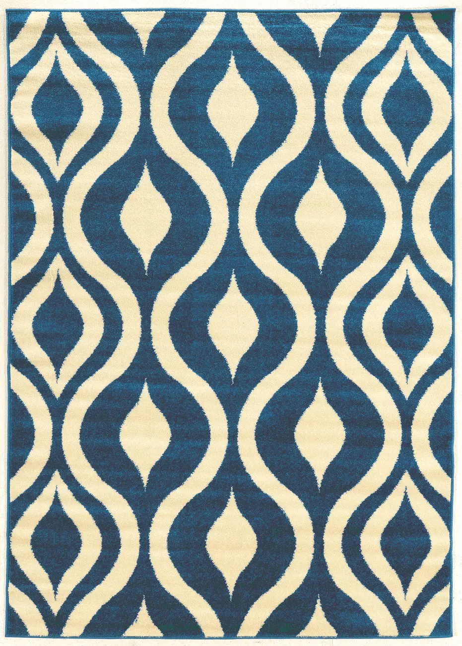 Linon Blue Rug 3