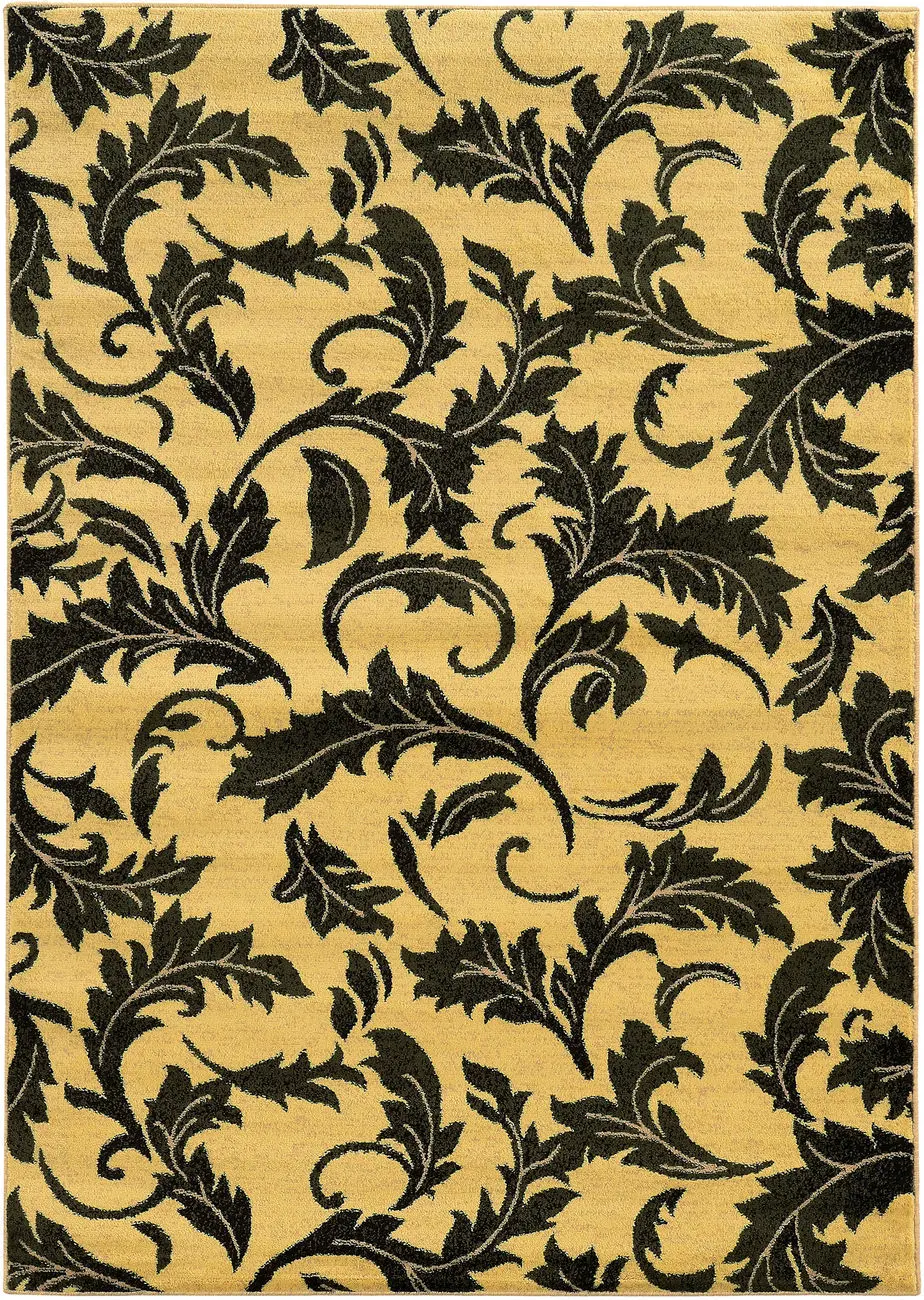 Linon Beige Transitional Rug