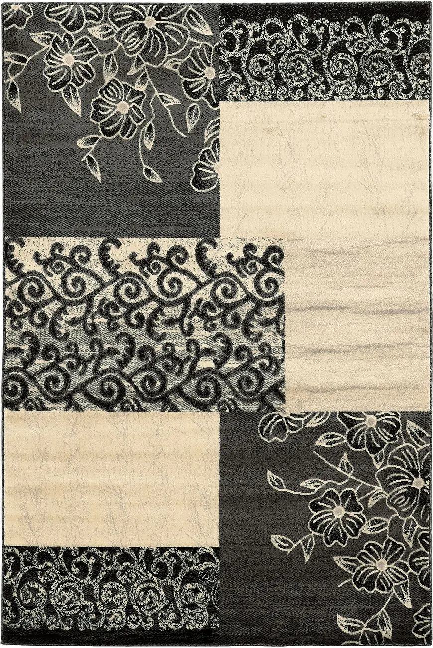 Linon Gray Transitional Rug