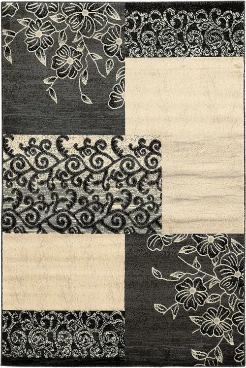 Linon Gray Transitional Rug
