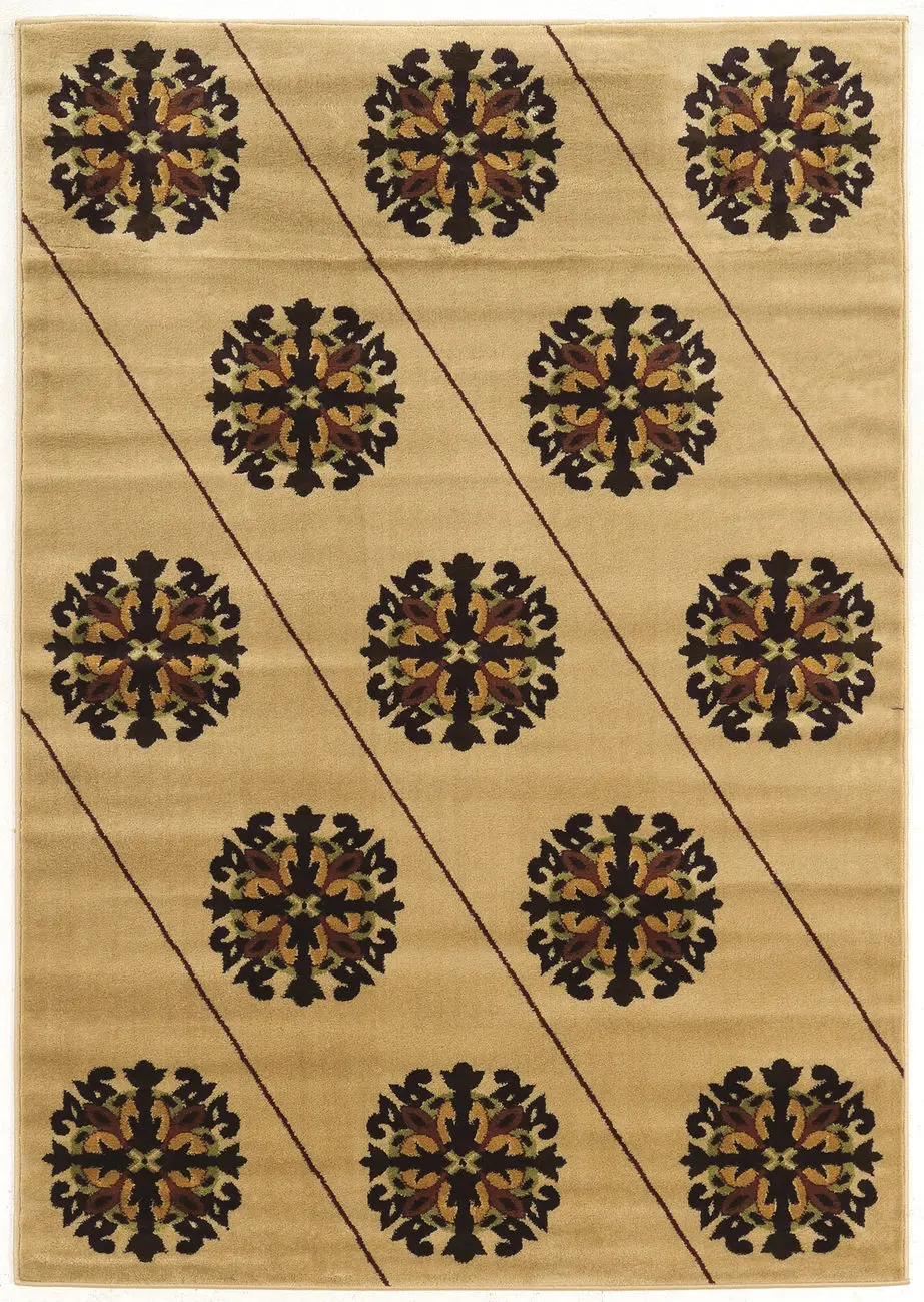 Linon Beige Rug 11