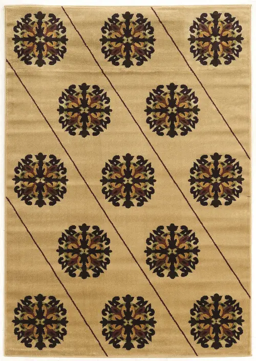 Linon Beige Rug 11