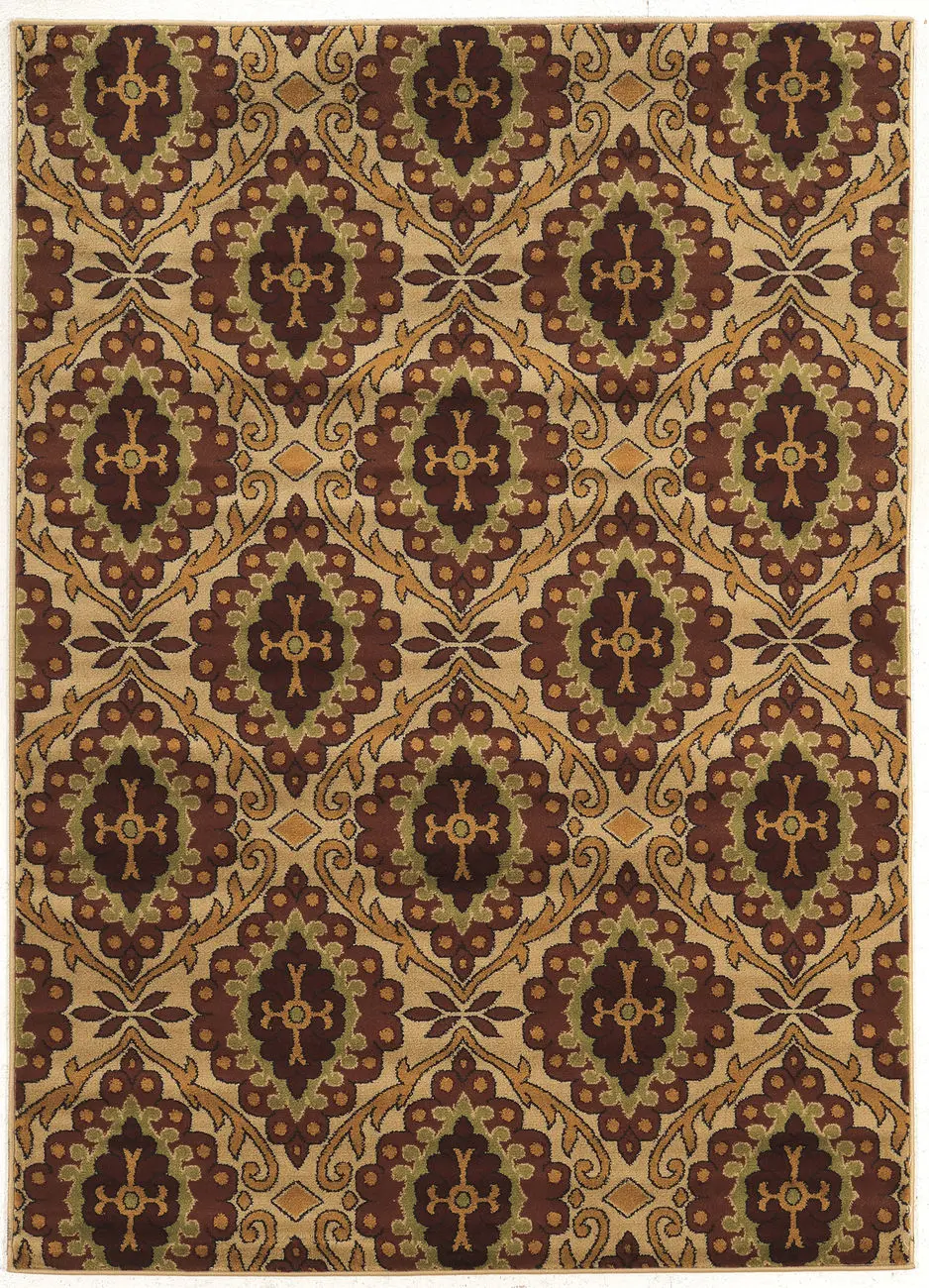 Linon Beige Rug 12
