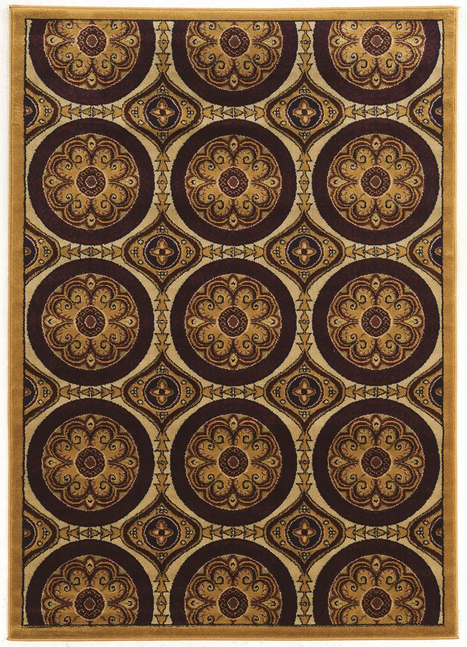 Linon Beige Rug 14