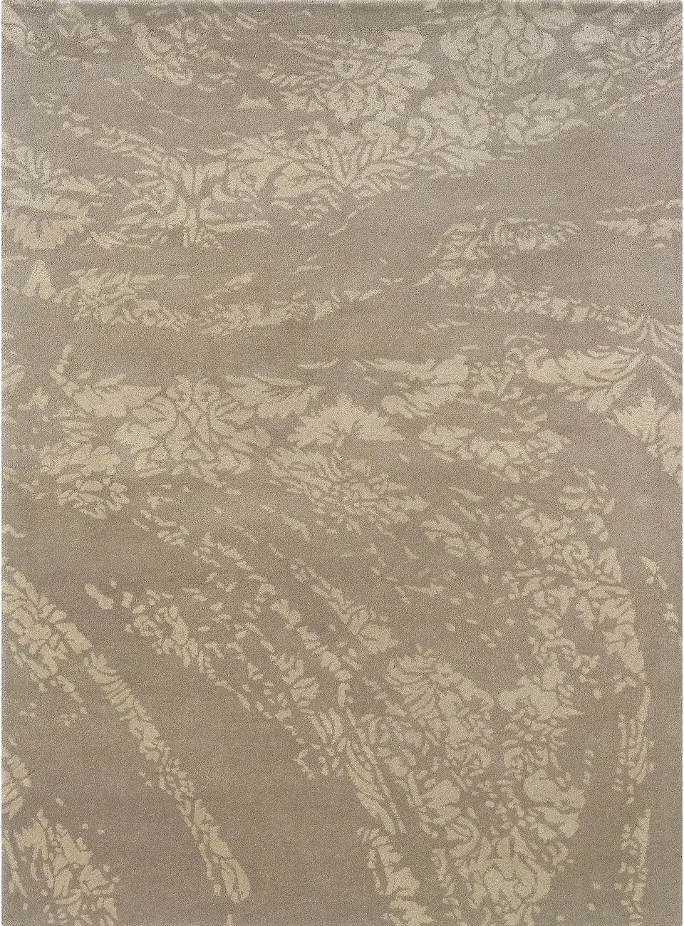 Linon Beige Abstract Rug 4