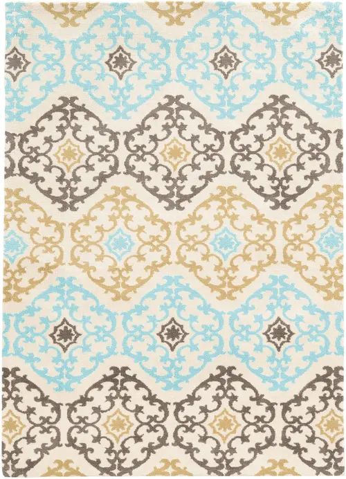 Linon Beige Rug 16