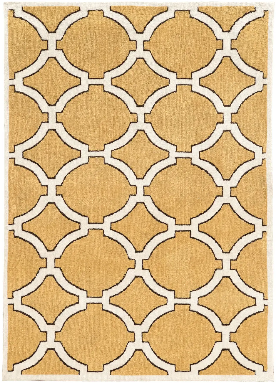 Linon Beige Hilo Rug