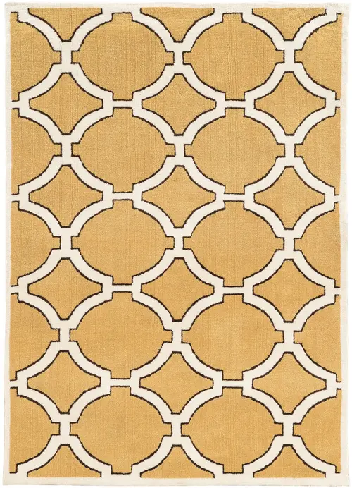 Linon Beige Hilo Rug