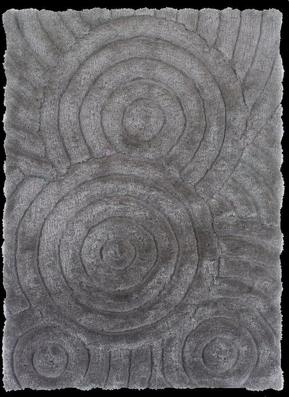 Linon Gray Hilo Rug