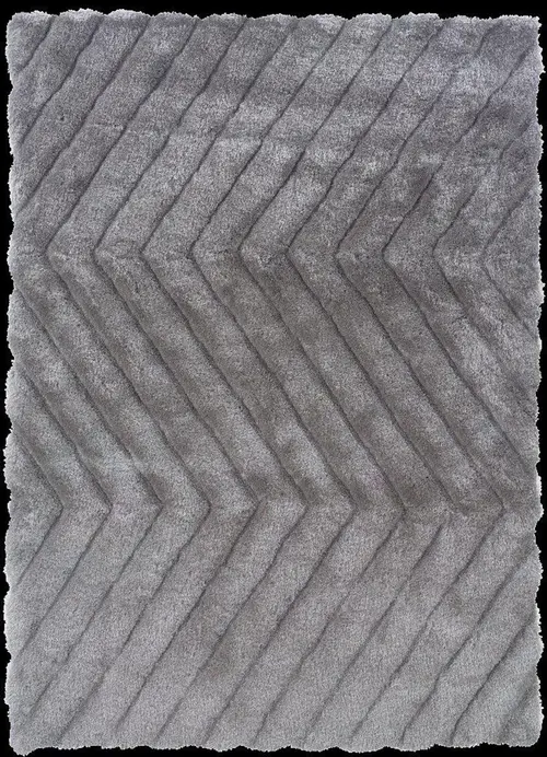 Linon Gray Hilo Rug 2