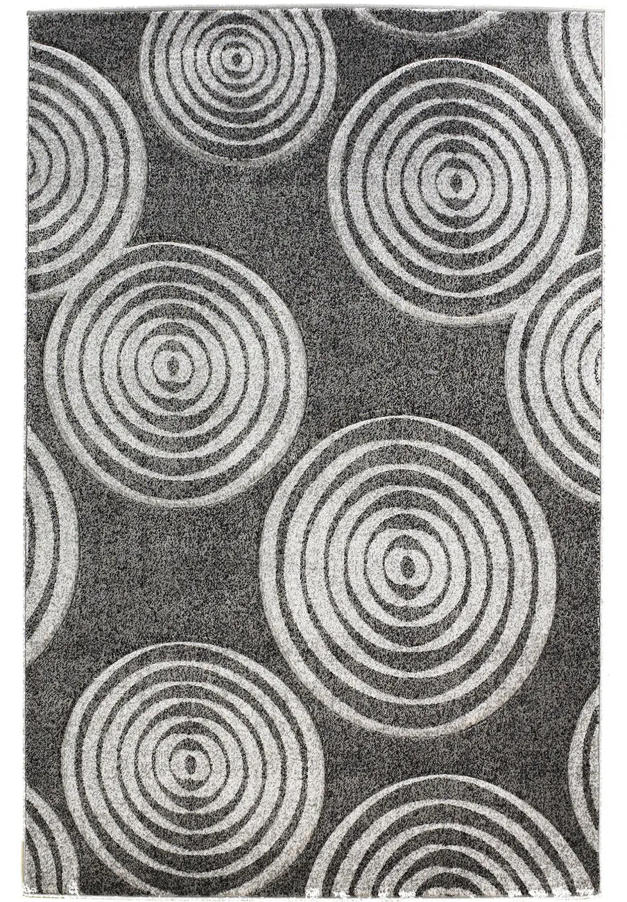 Linon Gray Patterned Rug 2