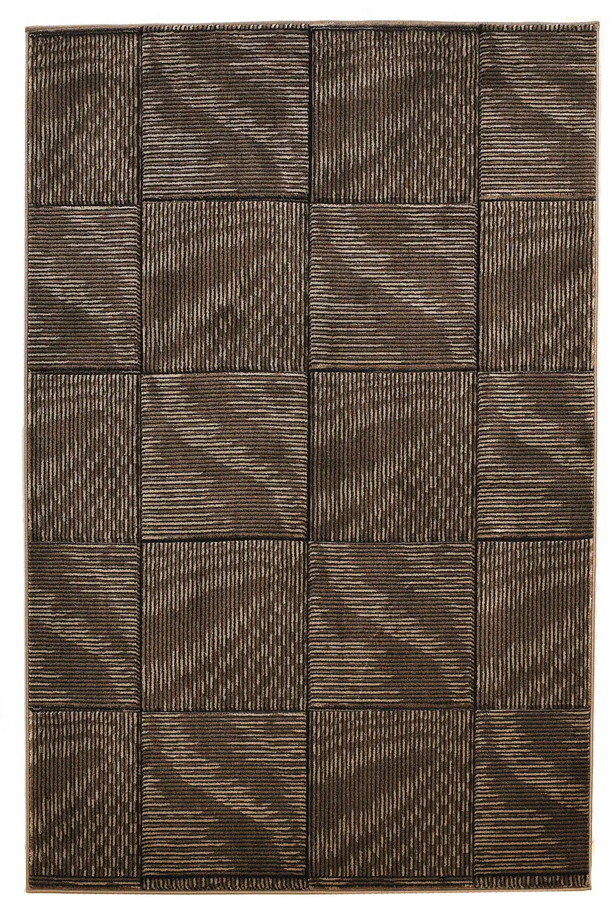 Linon Brown Traditional Rug 8