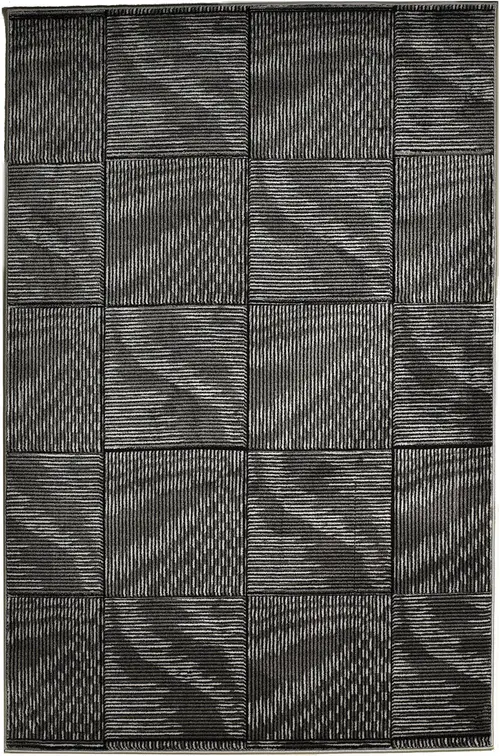 Linon Gray Traditional Rug