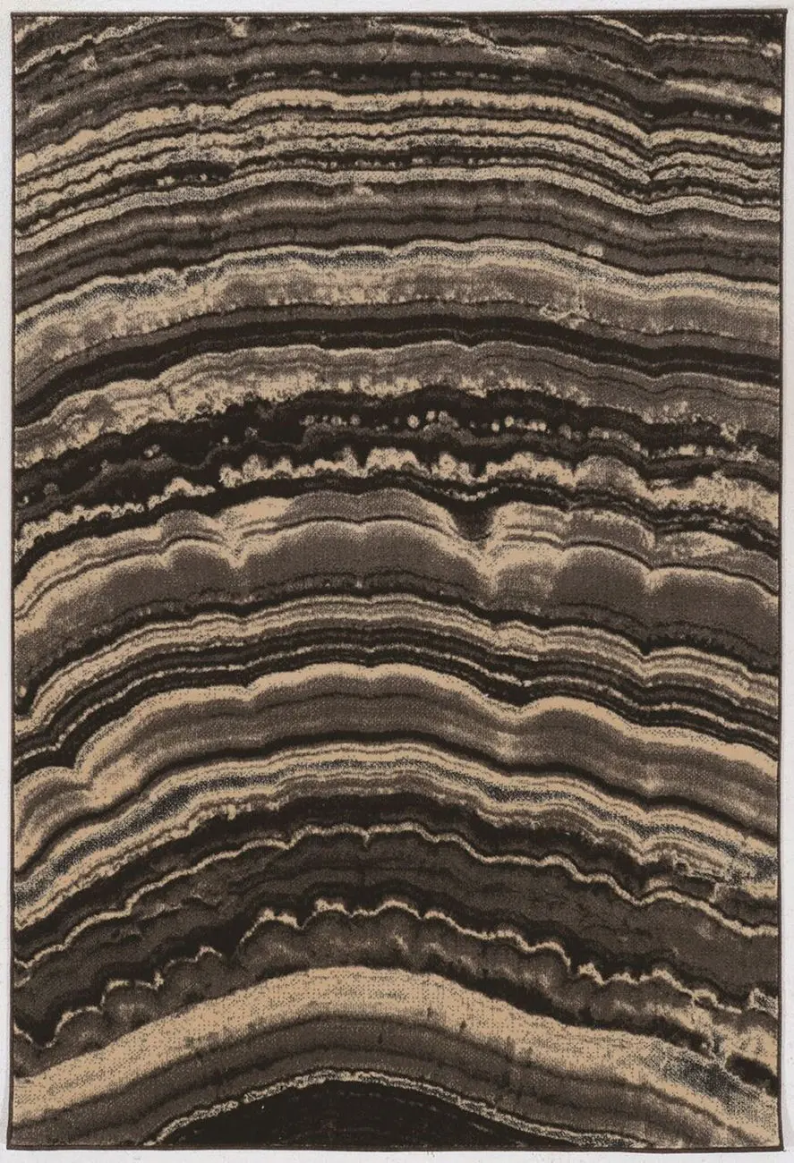 Linon Black Rug 7