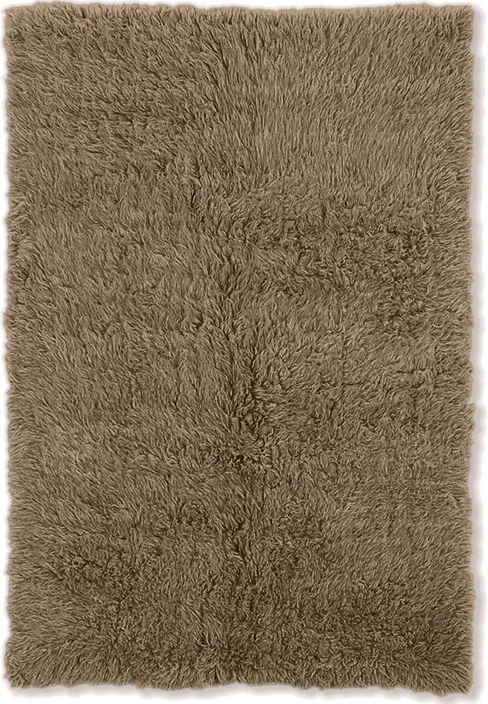 Linon Brown Wool Rug 2