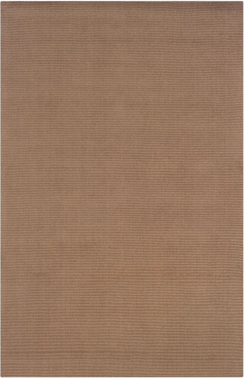 Linon Brown Solid Color Rug 3