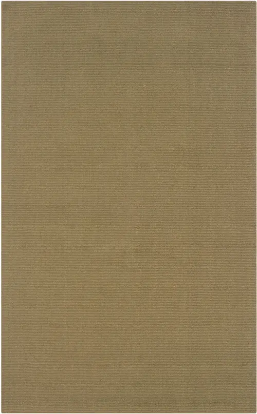 Linon Brown Solid Color Rug 4