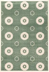 Linon Green Rug 9