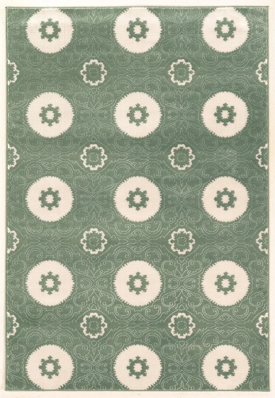 Linon Green Rug 9