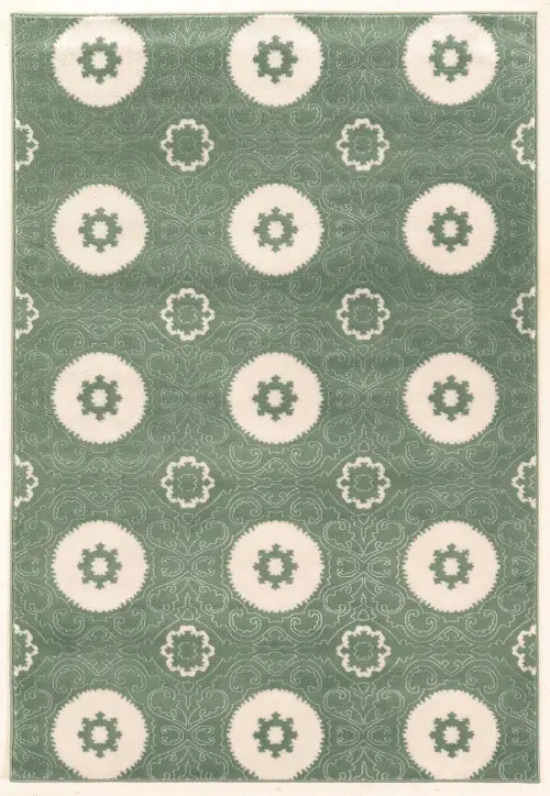 Linon Green Rug 9