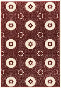Linon Red Rug 8