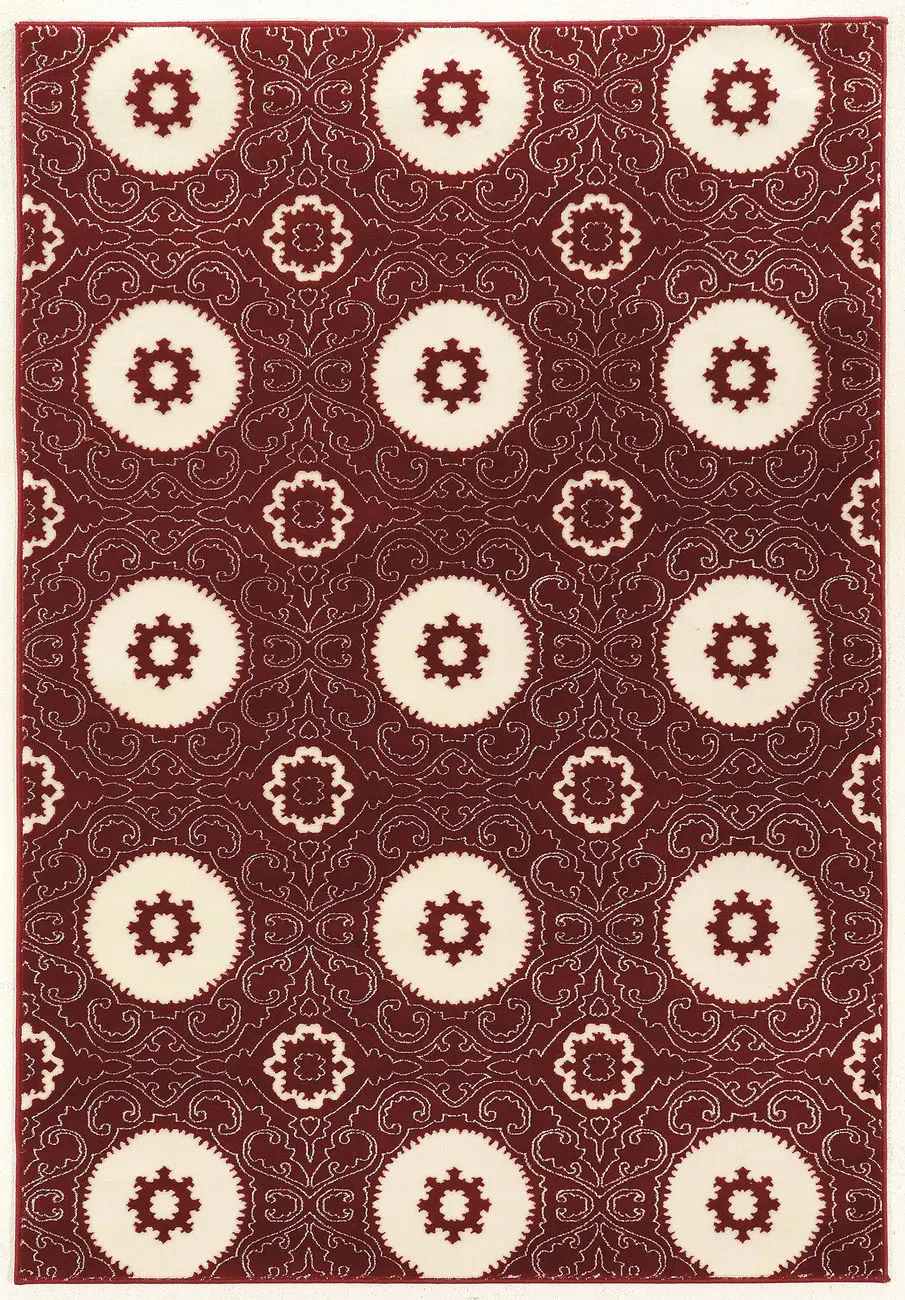 Linon Red Rug 8