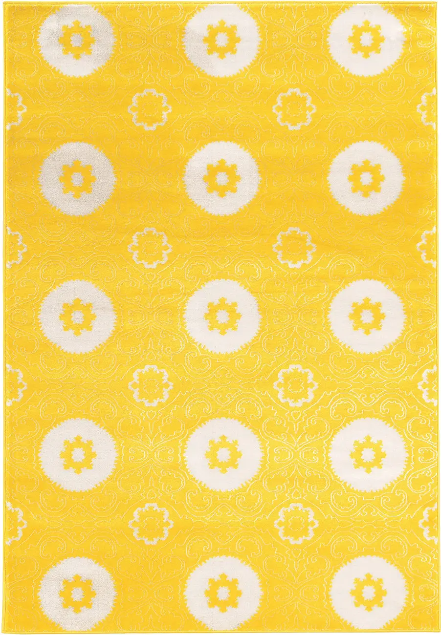 Linon Yellow Rug 3