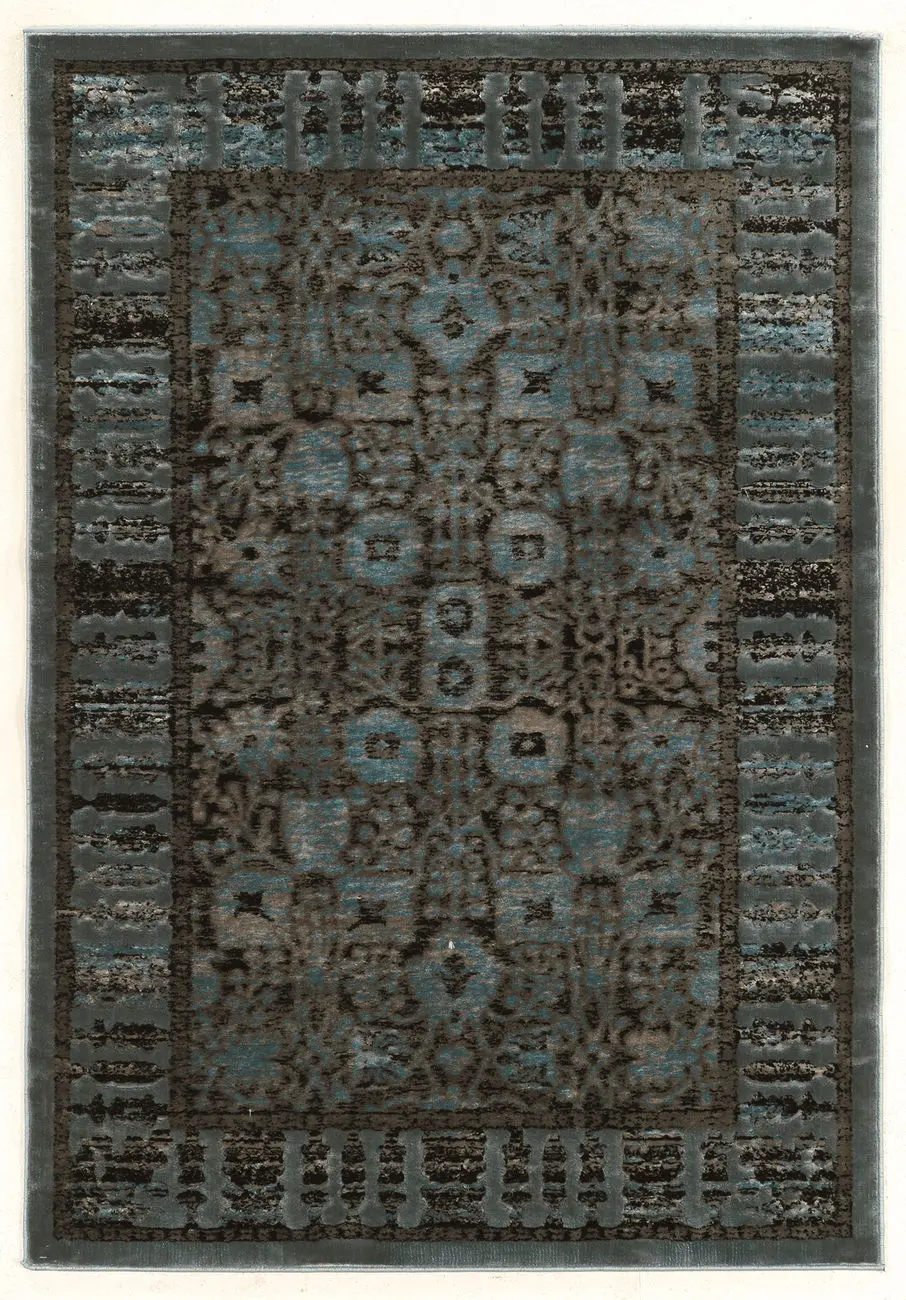 Linon Blue Rug 11