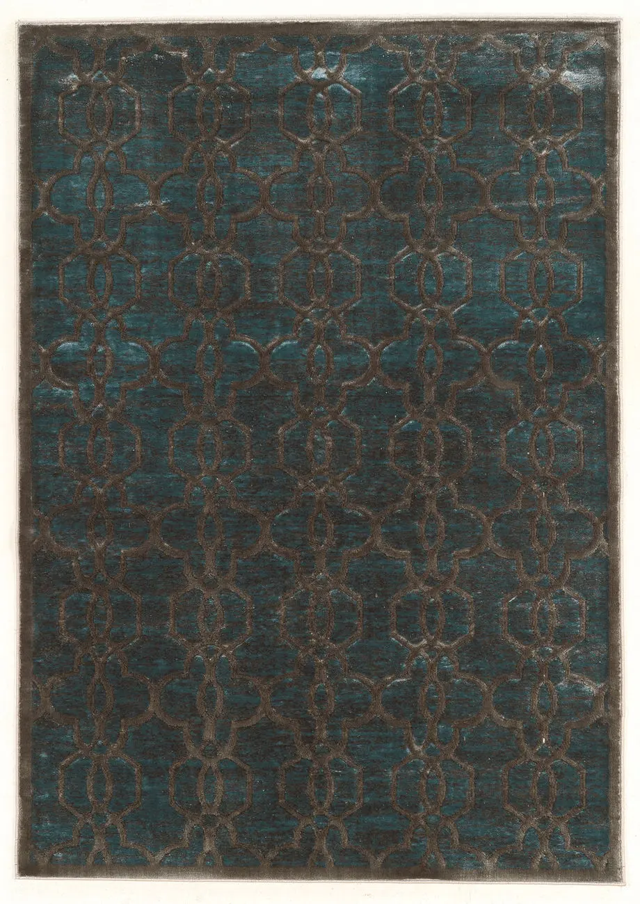 Linon Blue Rug 12