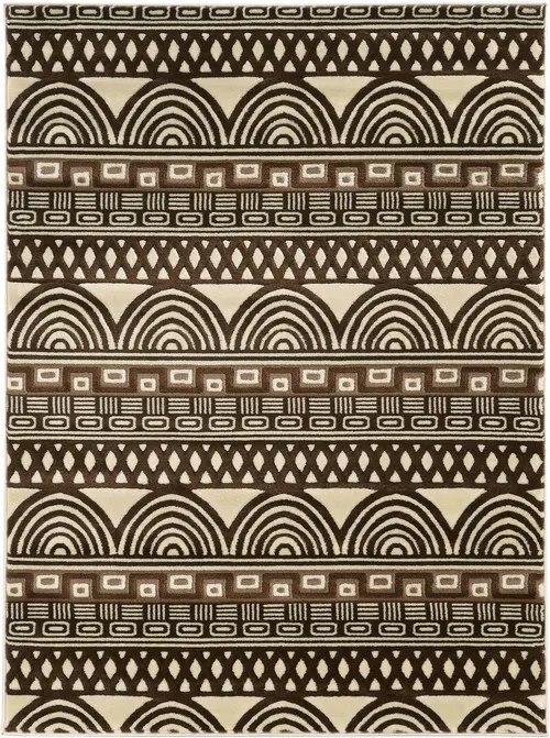 Linon Brown Rug 12