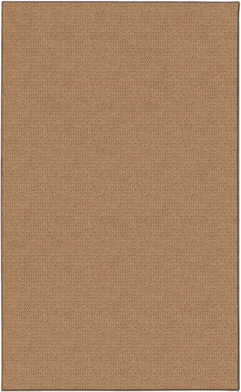 Linon Beige Solid Color Rug 2
