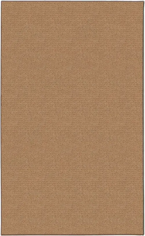 Linon Beige Solid Color Rug 2