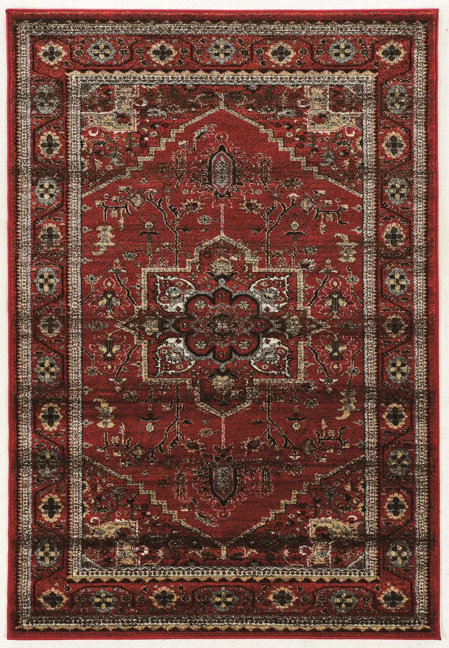 Linon Red Rug