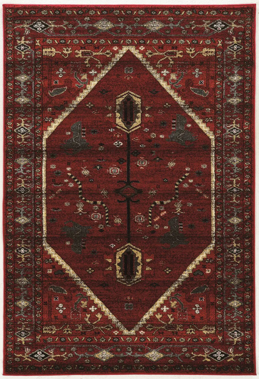 Linon Red Rug 5
