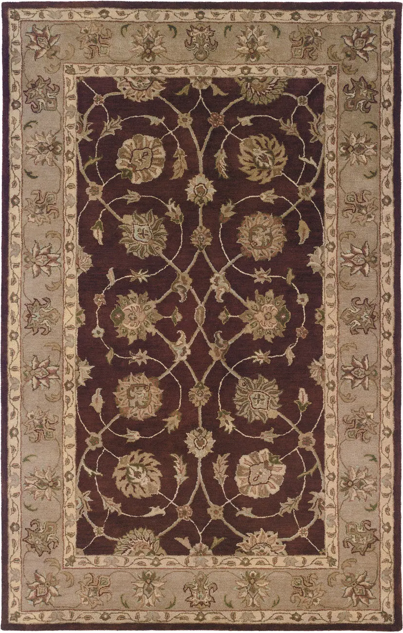 Linon Brown Traditional Rug 10