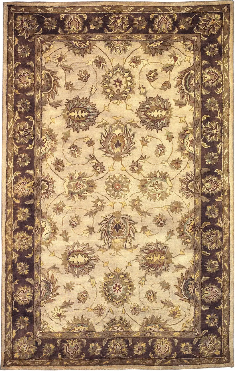 Linon Beige Traditional Rug 3