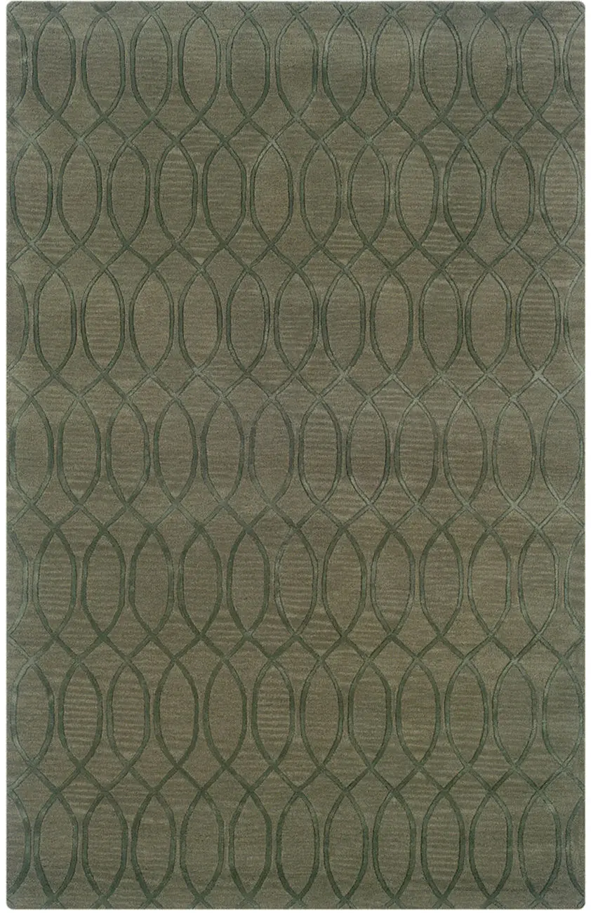 Linon Brown Patterned Rug 3