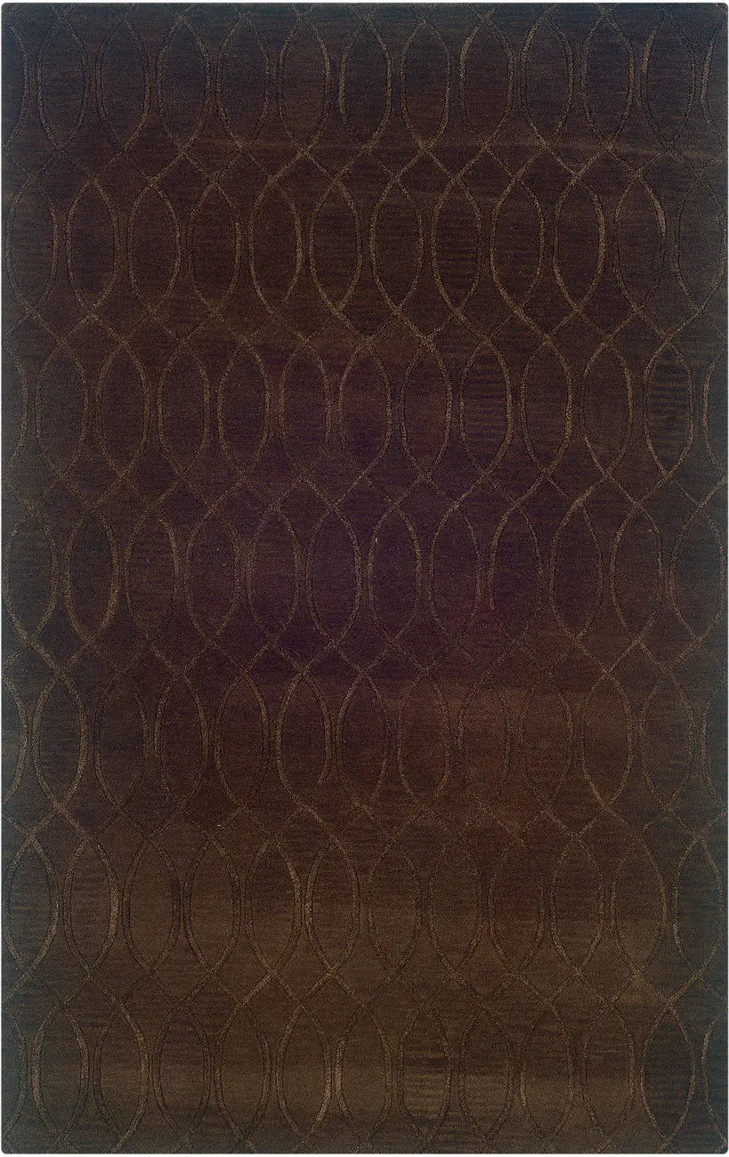 Linon Red Patterned Rug 2