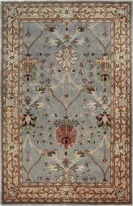 Linon Brown Traditional Rug 15