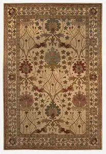 Linon Brown Traditional Rug 16