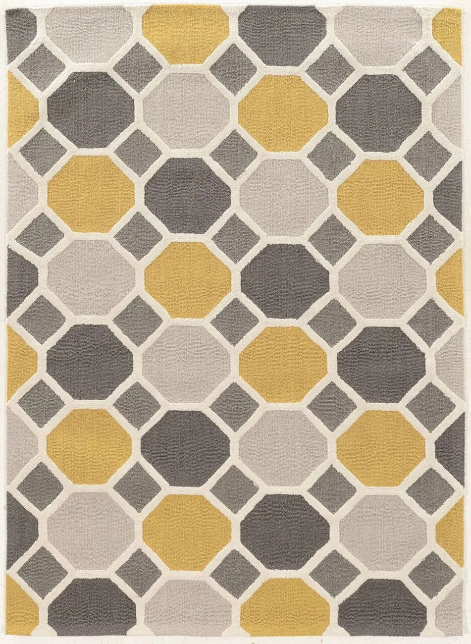 Linon Gray Hilo Rug 2
