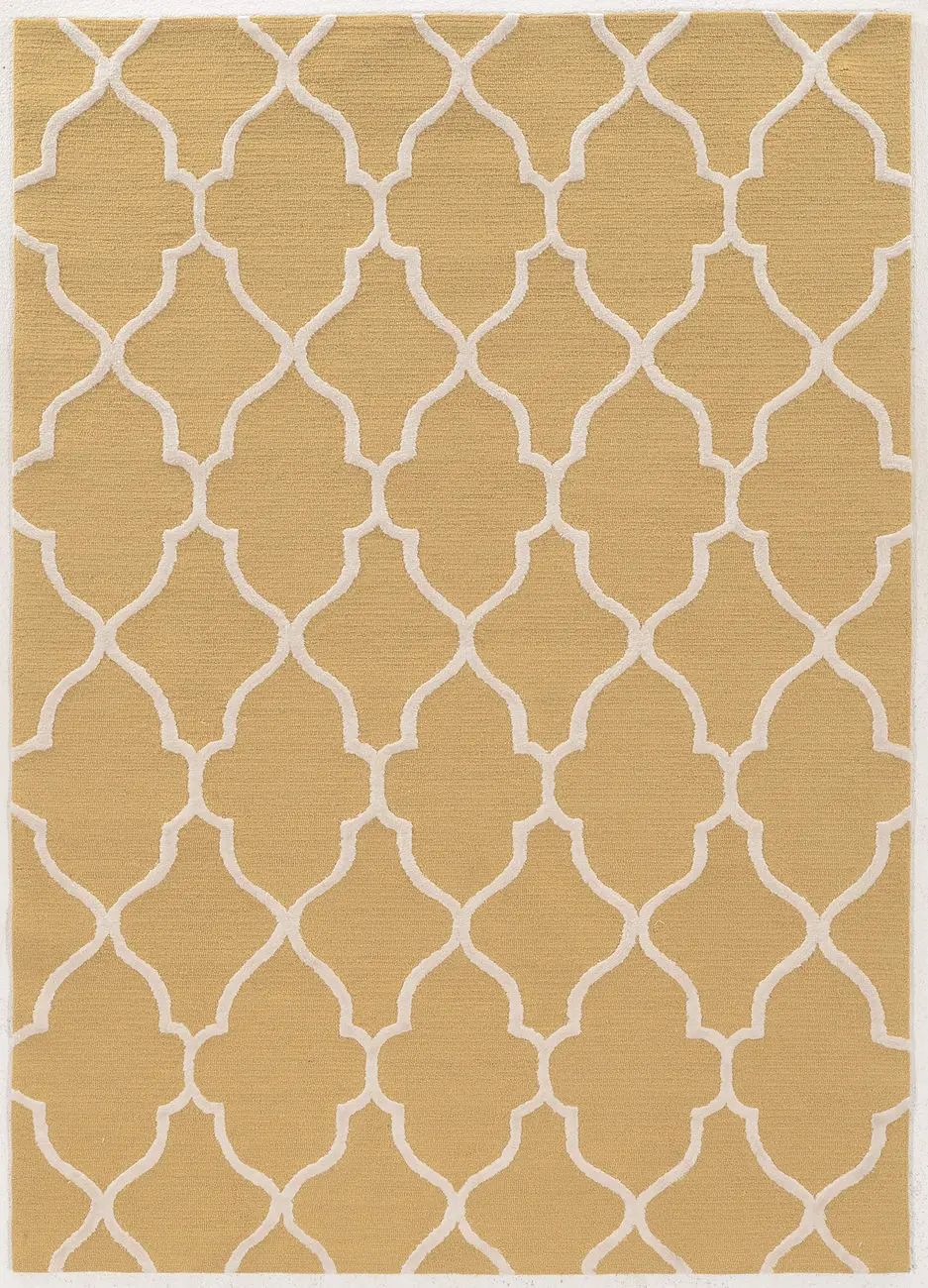 Linon Yellow Hilo Rug