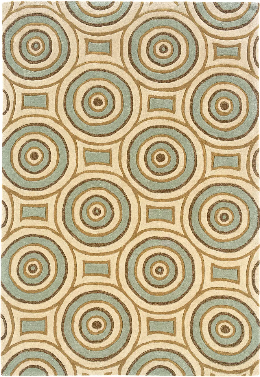 Linon Beige Patterned Rug 21