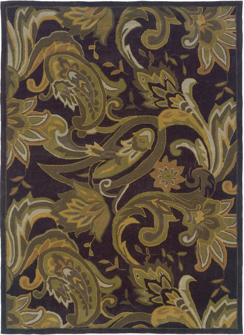 Linon Brown Transitional Rug 3