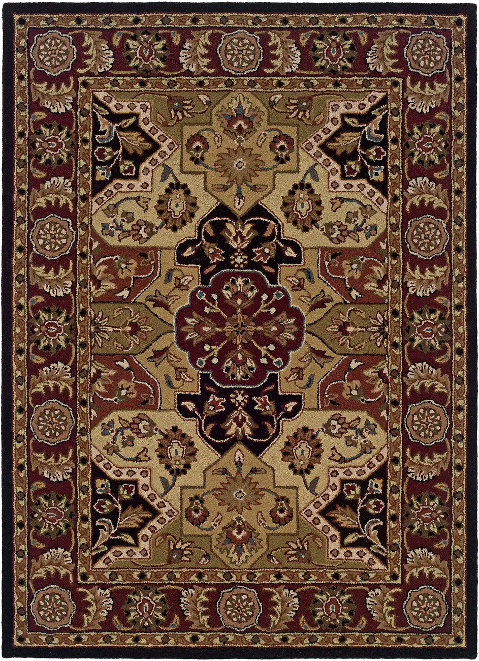Linon Brown Traditional Rug 4