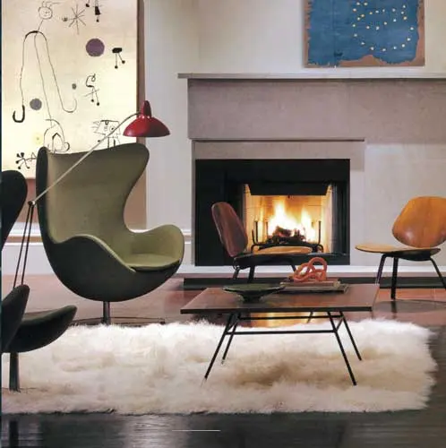 FlokatiRug Natural Solid Color Shag Rug