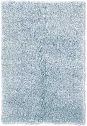 FlokatiRug Blue Solid Color Shag Rug 2