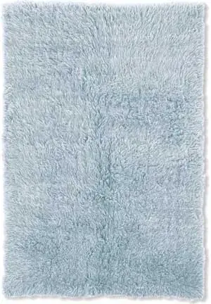 FlokatiRug Blue Solid Color Shag Rug 2
