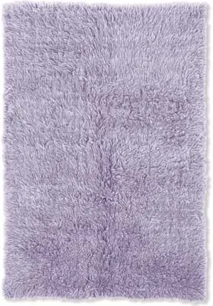 FlokatiRug Purple Solid Color Shag Rug